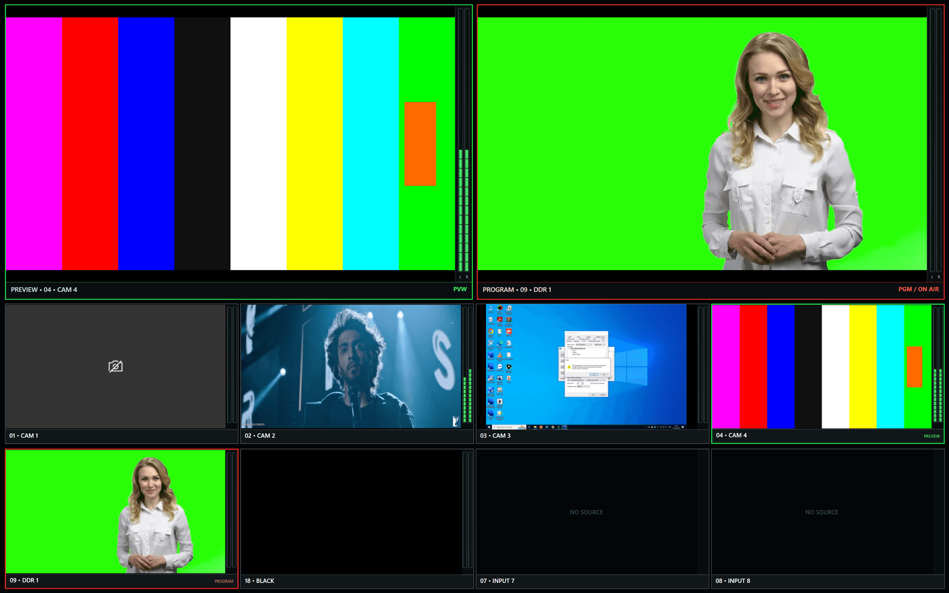 Program & Preview Multiview Confidence Stage