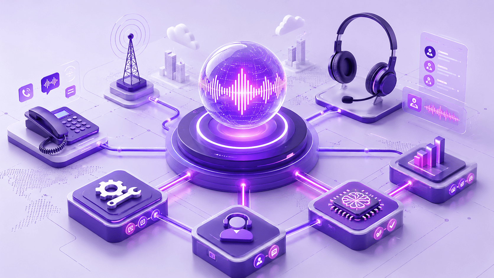 Connected telecom device management workflow